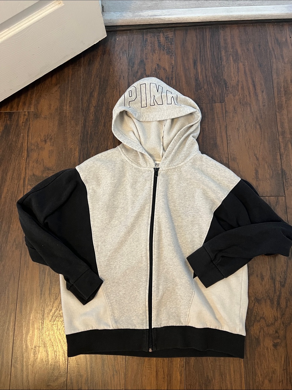 PINK Victoria's Secret Cozy Cream Sherpa Hoodie!